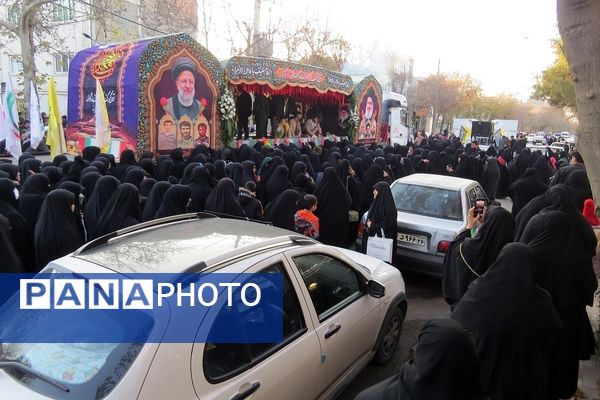 استقبال از شهدای گمنام در شهرستان بجنورد 