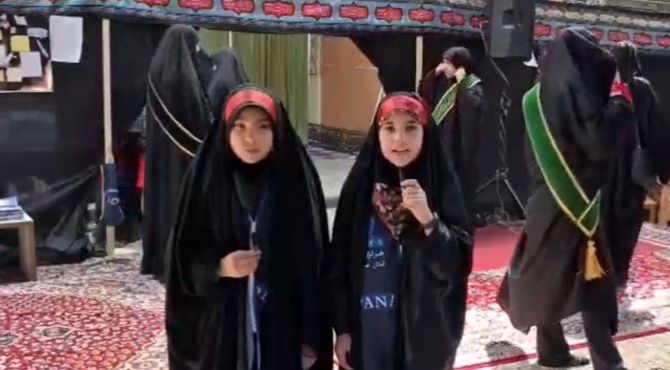  همایش بزرگ دختران بنت الحسین حضرت رقیه خاتون در مسجد روح الله