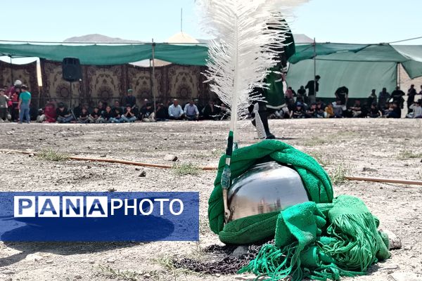 مراسم تعزیه خوانی در روز اربعین حسینی در شهر بار
