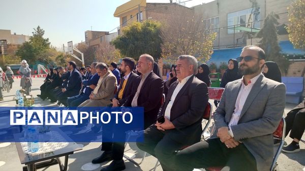 مشعل المپیاد ورزشی ناحیه ۷ در دبستان شهدای راه آهن روشن شد