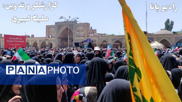 راهپیمایی مردم قزوین در جمعه خشم ونصر 