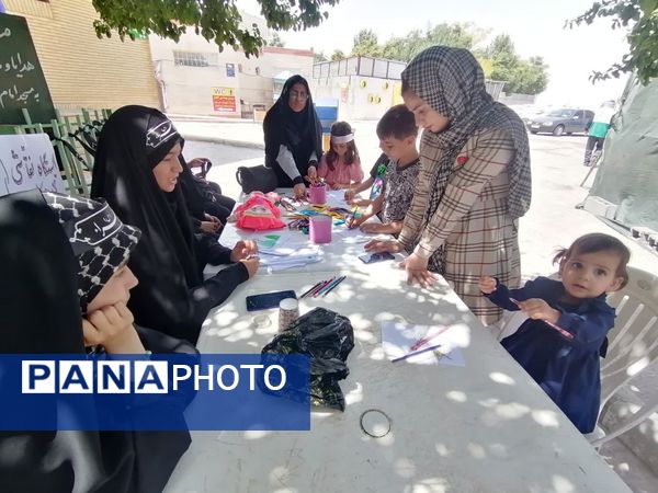 برپایی موکب عاشورایی اربعین حسینی در شیروان