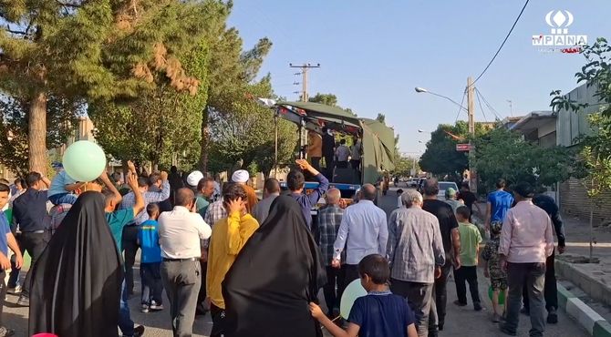 راهپیمایی حماسی غدیر در شهر کهک قم