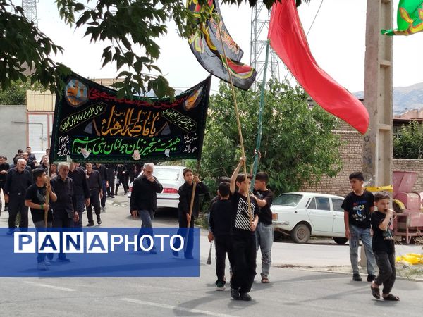 هیات عزاداری شهرستان هوراند در روز تاسوعا