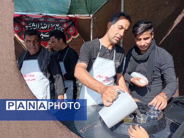 برپایی موکب اربعینی در خلیل آباد
