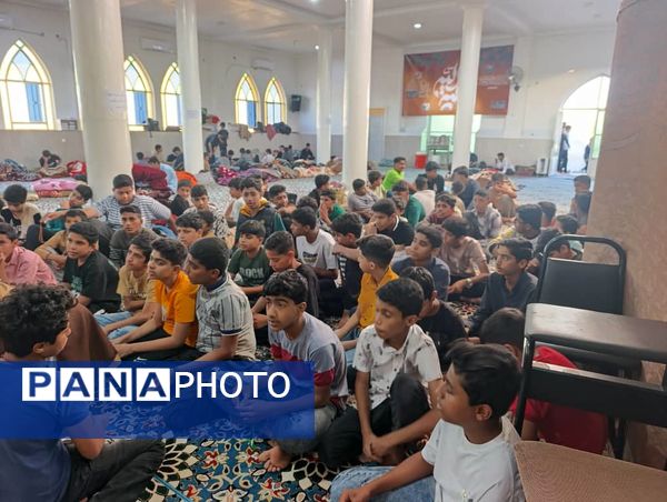 مراسم اعتکاف دانش‌آموزی در مسجد نور سندرک