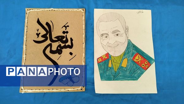 هم‌زمان با هفته فرهنگ و هنر؛ آثار هنری دانش‌آموزان دبیرستان بنت‌الهدی صدر در نورآباد به نمایش درآمد