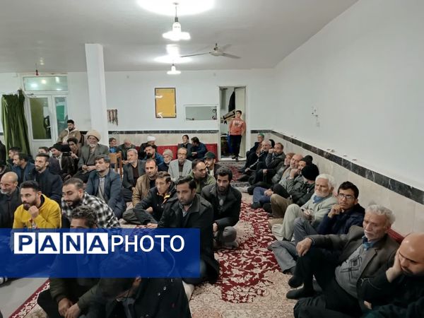 مراسم تعزیه شهادت حضرت زهرا(س) در روستای ساروق شهرستان داورزن