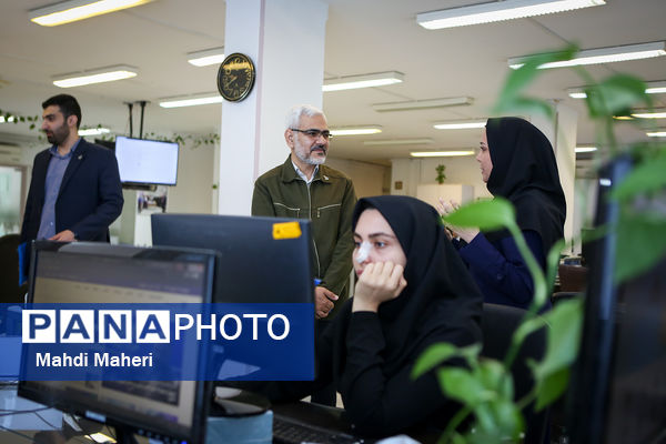 بازدید رئیس سازمان تعلیم و تربیت کودک از خبرگزاری پانا