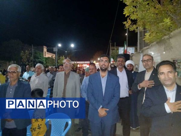 گرامیداشت ۲۲ شهید محله فردوسی خلیل‌آباد