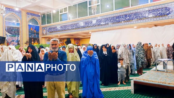 مراسم اعتکاف دانش‌آموزی در ناحیه ۵ مشهد 