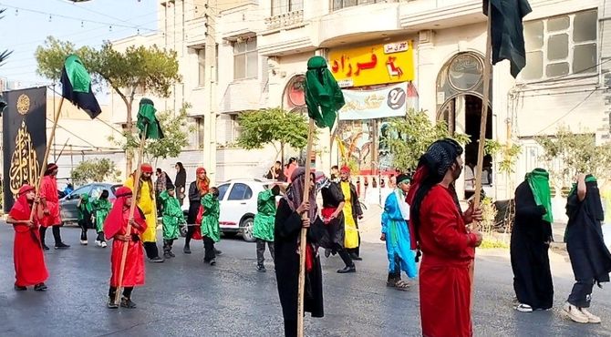 کاروان بصیرت عاشورایی در شهرستان سمنان