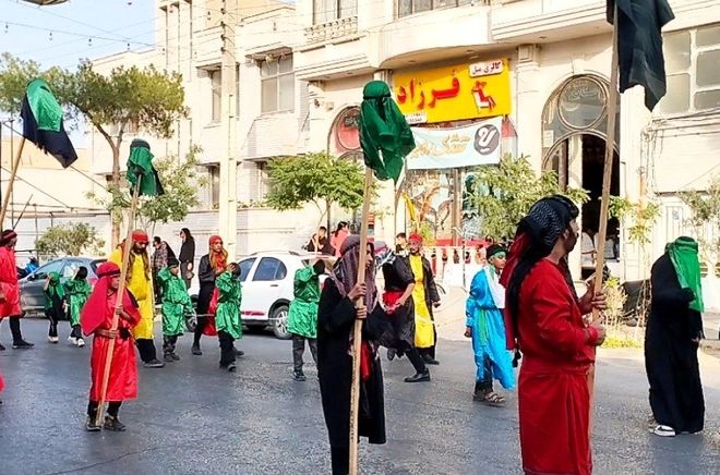 کاروان بصیرت عاشورایی در شهرستان سمنان