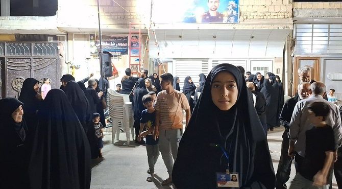 مراسم روضه خیابانی منزل به منزل با شهدا "در منزل شهید رضا سلطانی"