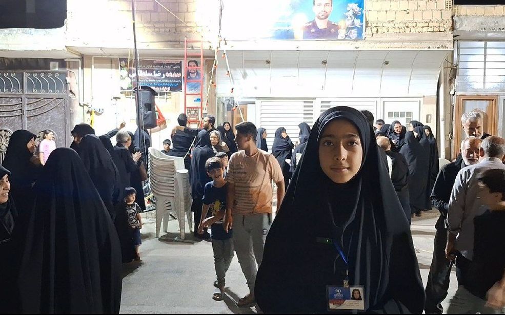 مراسم روضه خیابانی منزل به منزل با شهدا "در منزل شهید رضا سلطانی"