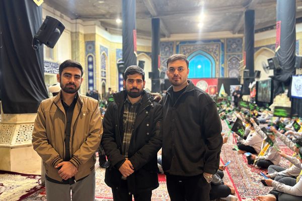 مراسم عزاداری نوگلان فاطمی با حضور طلایه‌داران علم 