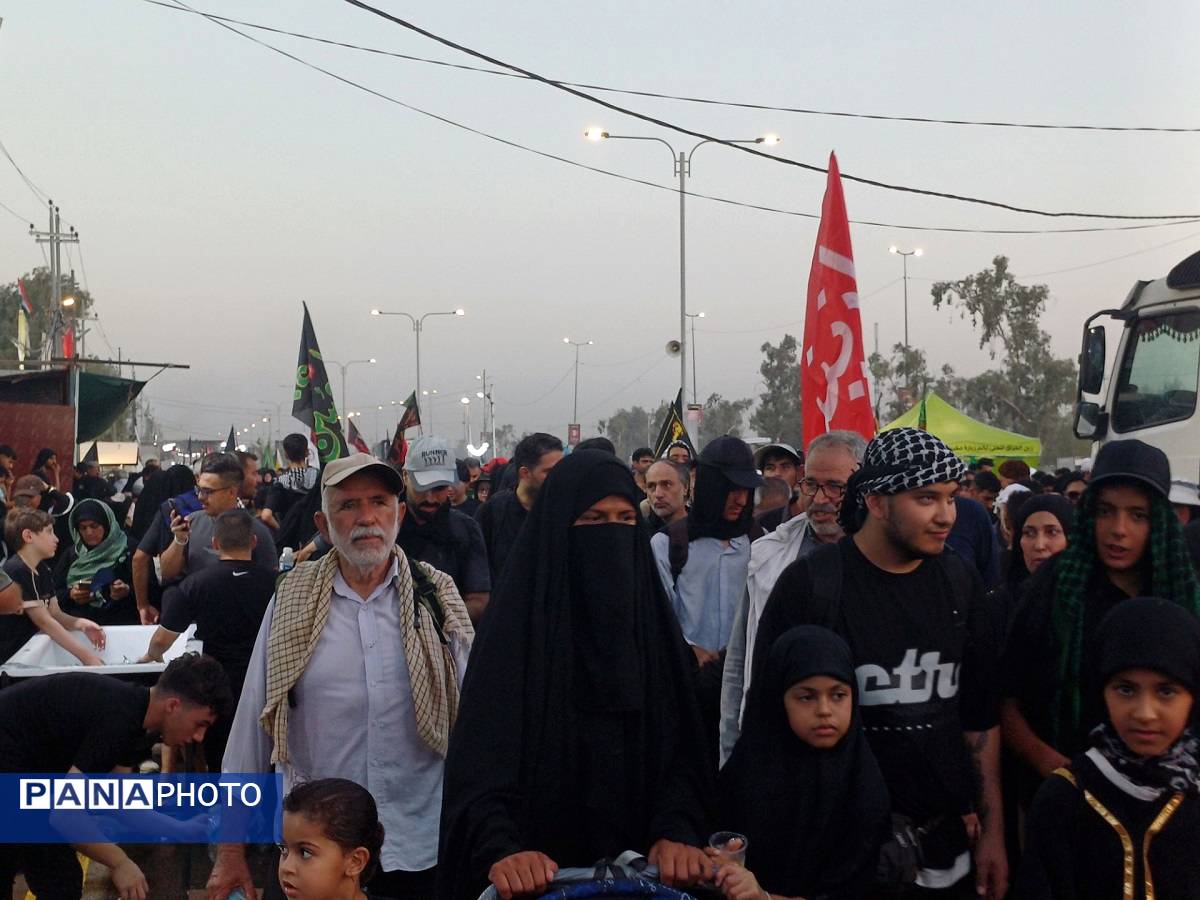 پیاده‌رویی نجف تا کربلا در آستانه اربعین حسینی 