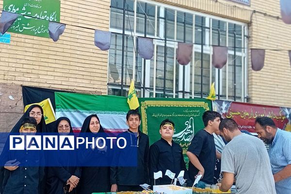 برپایی موکب جاماندگان اربعین حسینی در فیروزکوه