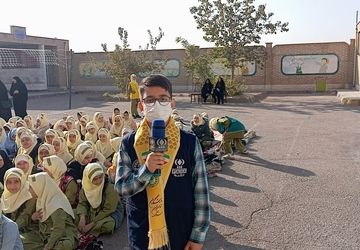 افتتاحیه طرح سفیران سلامت در مدرسه جهاد «2» شهر جعفریه قم