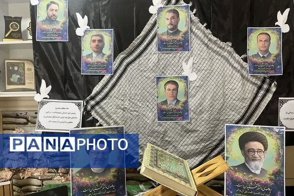 برپایی موکب به‌مناسبت سالروز شهادت رئیس جمهور و همراهان در دبیرستان شاهد 16