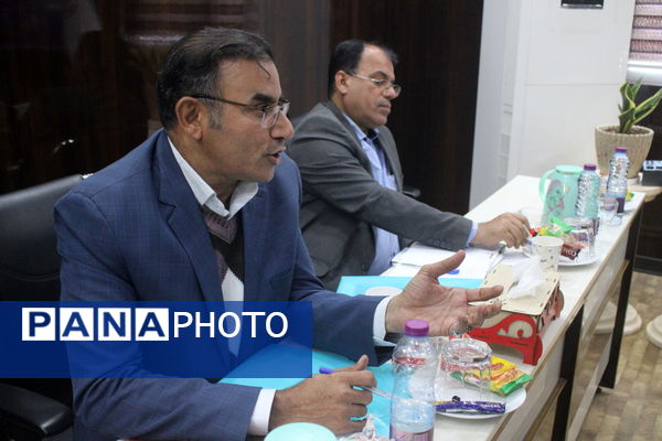 جلسه بررسی گزارش و عملکرد معاونت تربیت‌بدنی و سلامت آموزش و پرورش استان بوشهر