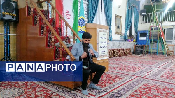 محفل انس با قرآن کریم در مسجد جامع شهر بار نیشابور 