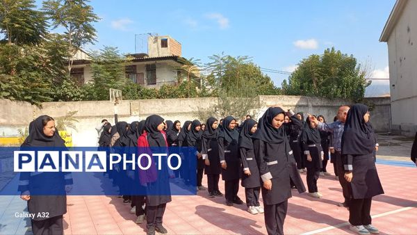 آموزش رژه نظامی برای دختران فاطمی