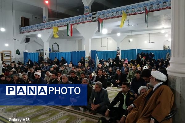 مراسم گرامیداشت شهادت سید حسن نصرالله در مسجد جامع آشخانه 