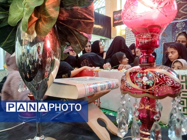 استقبال از شهید گمنام در مسجد امام حسین مجتبی (ع) محله سید میرزا