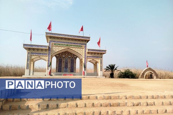 ورود کاروان راهیان نور دختران پیشوا به سرزمین حماسه