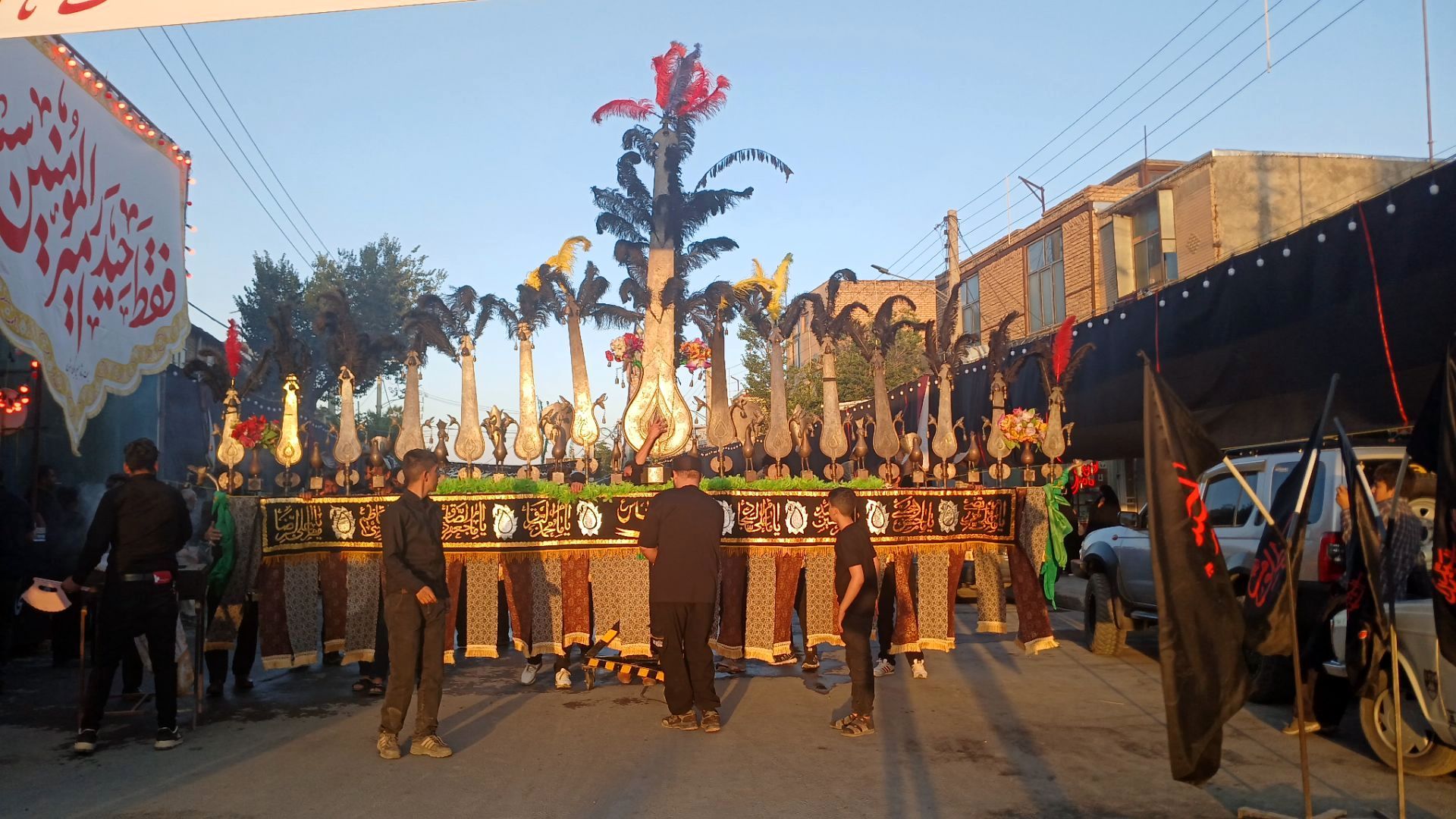 عشاق حسین در ماه محرم شهرستان بن 