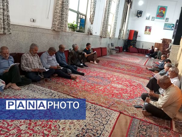 قرائت دعای ندبه در هیئت عاشقان حضرت ابوالفضل نیشابور