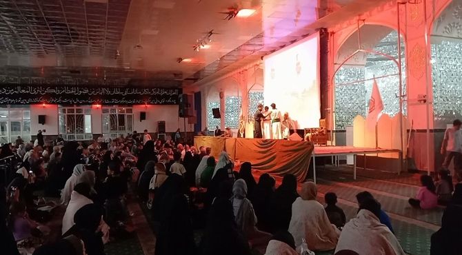اولین شب از تعزیه خوانی در کاشمر 