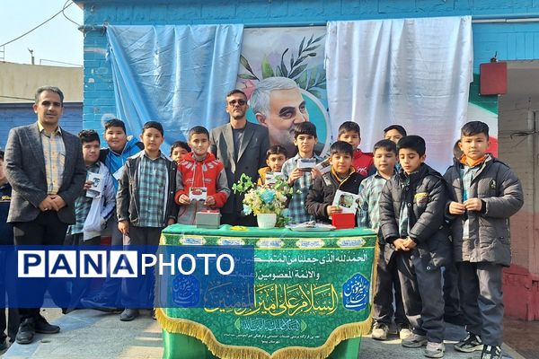 طنین مهر علوی در مدارس پیشوا؛ گرامیداشت میلاد مولود کعبه و روز پدر