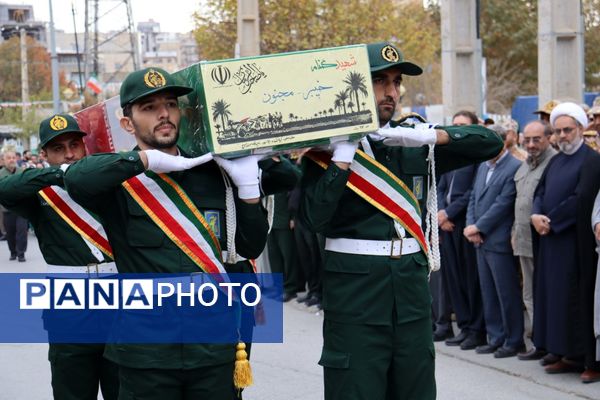 تشییع پیکر مطهر شهید گمنام در جوانرود