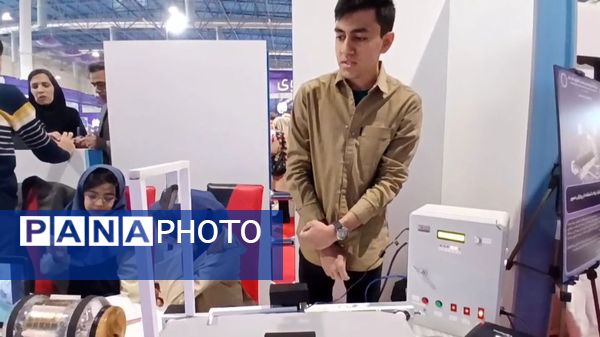 افتتاحیه غرفه رباتیک ناحیه ۶ مشهد در نمایشگاه بین المللی مشهد 
