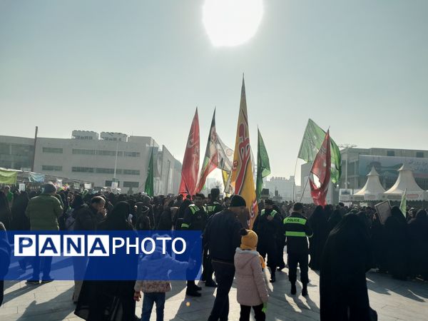 اجتماع عظیم منتظران ظهور به مناسبت نیمه‌ شعبان در مشهد 