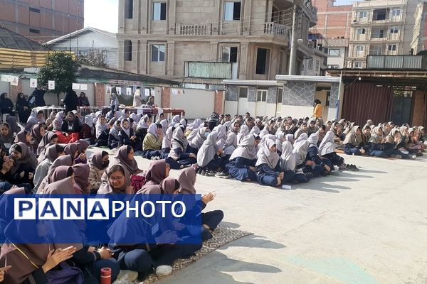 جشن هفته مازندران در دبیرستان نجم قائمشهر