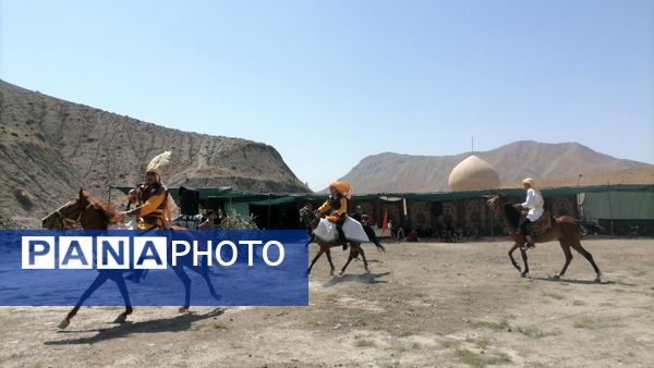 مراسم تعزیه خوانی در روز اربعین حسینی در شهر بار