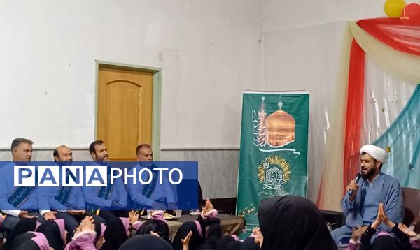 جشن ولادت امام رضا(ع) در مسجد ابوالفضل شهر حبیب آباد 