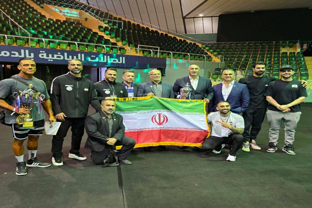 درخشش پهلوانان آهنین ایران در عربستان با دو نایب‌قهرمانی ‌و یک قهرمانی تاریخی‌