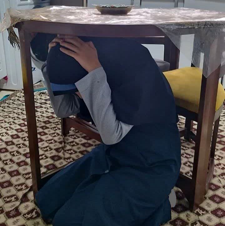 به صدا درآمدن آژیر مانور زلزله در کلاس‌های مجازی دبیرستان شهید همت