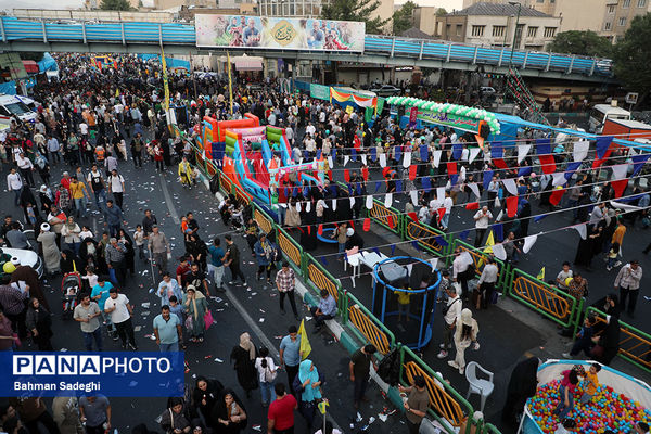 مهمونی ۱۰ کیلومتری غدیر در تهران    