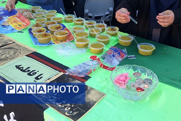 مراسم عزاداری حضرت زهرا (س) در دبیرستان دخترانه هیأت امنایی پویش ناحیه ۳شیراز 