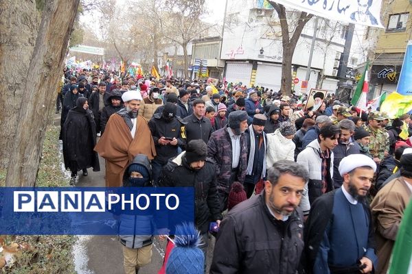 راهپیمایی باشکوه ۲۲ بهمن ماه شهرستان بجنورد 