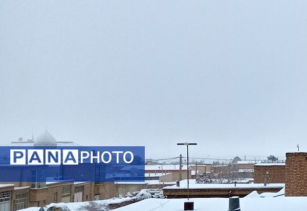 یک روز برفی در روستای بنادکوک‌ دیزه