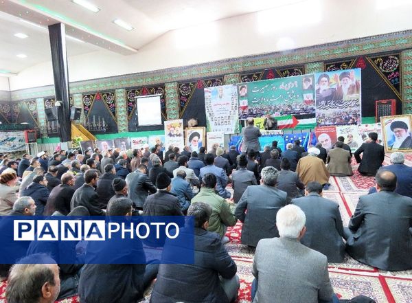 مراسم گرامیداشت حماسه ۹ دی روز بصیرت و میثاق امت با ولایت در شهرستان خلیل آباد