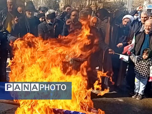  مراسم گرامیداشت راهپیمایی ۲۲ بهمن در شهرستان فیروزکوه
