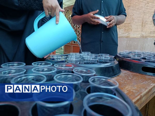 موکب دلدادگی در حاجی‌آباد عطر شهادت امام رضا (ع) در مسجد جامع پیچید