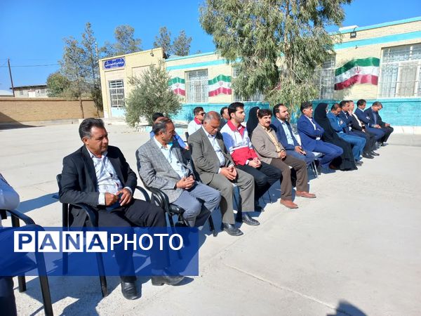 نواخته شدن زنگ پدافند غیرعامل در مدرسه شهید دستغیب مروست